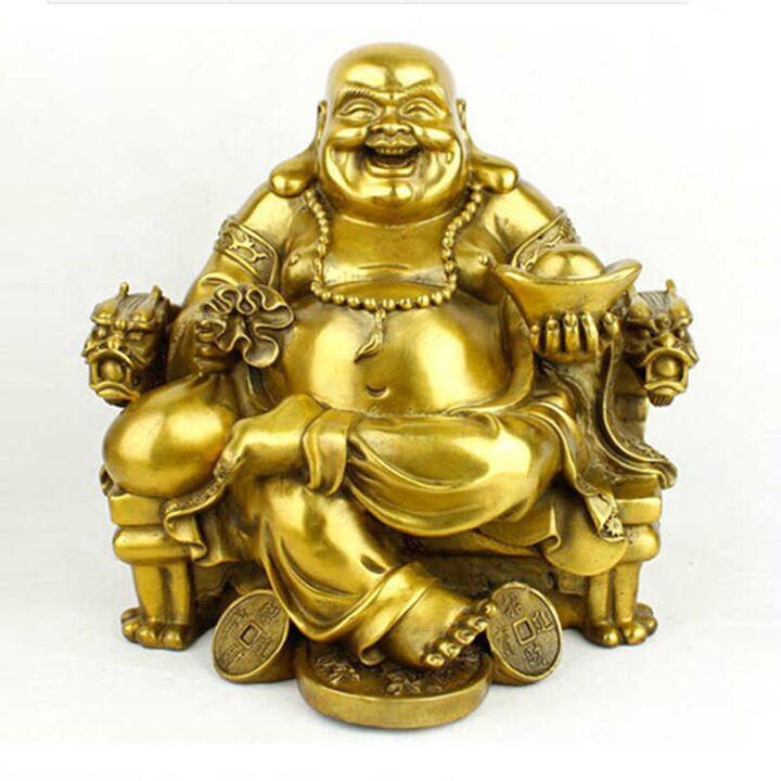 Смееща се статуя на Буда